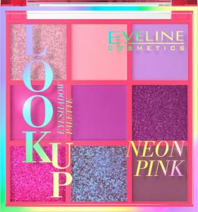 Eveline EVELINE_Look Up Neon Pink paleta 9 cieni do powiek 10,8g 1