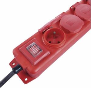 Emos Przedłużacz warsztatowy 4 gniazda 3m IP44 2