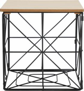 Intesi Stolik/ kosz Koga czarny L 4