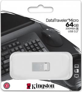 Pendrive Kingston DataTraveler Micro Gen 2, 64 GB  (DTMC3G2/64GB) 4