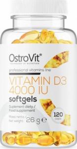 OstroVit Vitamin D3 4000 IU softgels 120kaps OstroVit 1