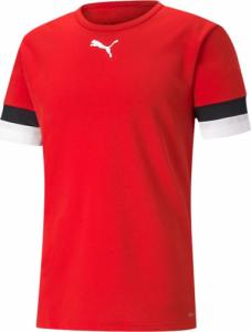 Koszulka męska Puma teamRISE Jersey czerwona 704932 01 : Rozmiar - M 1