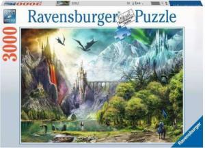Ravensburger Puzzle 3000el Panowanie smoków 164622 RAVENSBURGER 1