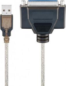 Kabel USB Goobay USB-A - miniUSB 1.5 m Srebrny (RB95433) 1