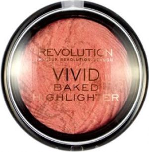 Makeup Revolution Vivid Baked Highlight Rozświetlacz do twarzy Rose Gold Lights 7,5g 1