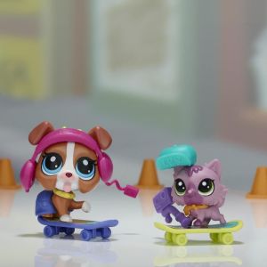 Figurka Hasbro Mini Zestawy Littlest Pet Shop, Skate park (B5565/B6959) 11
