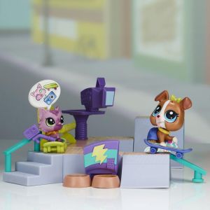 Figurka Hasbro Mini Zestawy Littlest Pet Shop, Skate park (B5565/B6959) 12