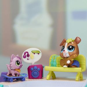 Figurka Hasbro Mini Zestawy Littlest Pet Shop, Skate park (B5565/B6959) 13