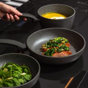 Florina Zestaw garnków kamiennych Lava Stone by Mateusz Gessler 2,4 l i 4 l i 1,5 l 12