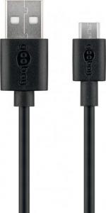 Kabel USB Goobay USB-A - microUSB 2 m Czarny (JAB-4780400) 1