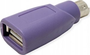 Adapter USB Value Value PS / 2 - USB adapter klawiatury. fioletowy 3