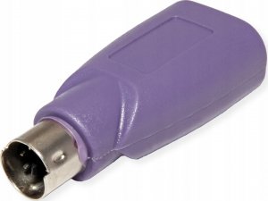Adapter USB Value Value PS / 2 - USB adapter klawiatury. fioletowy 4