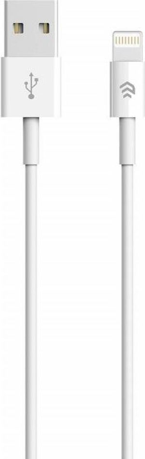 Kabel USB Devia USB-A - Lightning 1.2 m Biały (BRA003127) 1