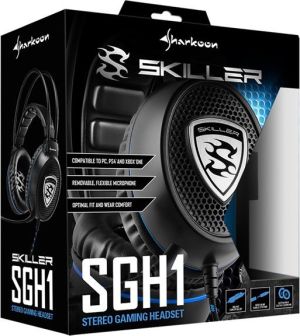 Słuchawki Sharkoon Skiller SGH1 Niebieskie (4044951018284) 5