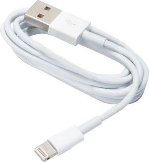 Kabel USB BULK USB-A - Lightning 1 m Biały (T_0011856) 1