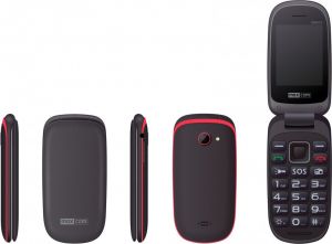 Telefon komórkowy Maxcom MM818 Dual SIM Czarno-czerwony 2