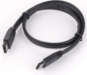 eSATA - eSATA, 1m, Czarny (11.03.1549-50) 2