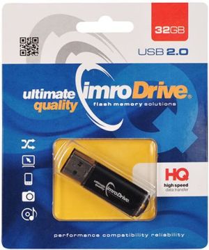 Pendrive Imro Pendrive IMRO 32 GB czarny - KOM000515 1