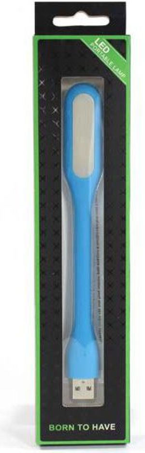 Lampka USB 6 diod LED niebieski 2
