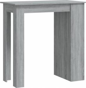 vidaXL Stolik barowy z półkami, szary dąb sonoma, 102x50x103,5 cm 2