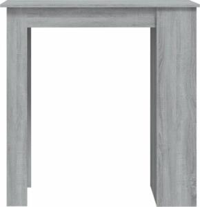 vidaXL Stolik barowy z półkami, szary dąb sonoma, 102x50x103,5 cm 5