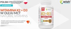Wish Pharmaceutical WISH Pharmaceutical Vitamin K2 Mk-7 200mcg + D3 100mcg in MCT oil - 120caps 2