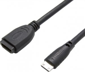 Kabel Value HDMI Mini - HDMI 0.15m czarny 1