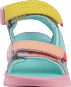 Kappa Sandały dla dzieci Kappa Kana MF różowo-miętowe 260886MFK 2117 : Rozmiar - 35 4