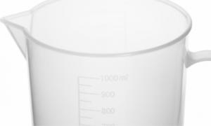 Steinberg Zlewka laboratoryjna plastikowa z podziałką 1000 ml - 10 szt. 3