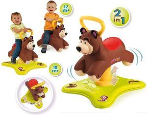 Smoby Masza i Niedźwiedź Bujawka Miś 2w1 - 7600721200 3