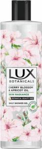 Lux Botanicals Lux Botanicals Żel pod prysznic rozświetlający Cherry Blossom & Apricot Oil 500ml 1