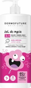 Dermofuture Precision Dermofuture Daily Care Kids Żel 3in1 do mycia twarzy,ciała i włosów Wata Cukrowa 500ml 1