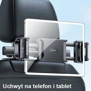 Usams USAMS Uchwyt montowany na zagłówek czarny/black ZJ68ZJ01 (US-ZJ068) 2