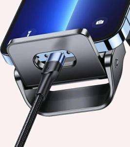 Usams USAMS Uchwyt montowany na zagłówek czarny/black ZJ68ZJ01 (US-ZJ068) 5