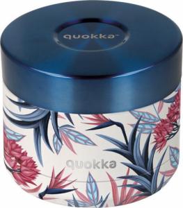 Quokka Termos obiadowy Whim Food Jar Blue Garden 0.36 l Biało-niebieski 1