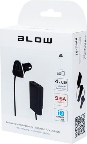 Ładowarka Blow 4x USB-A 9.6 A  (75-744#) 1