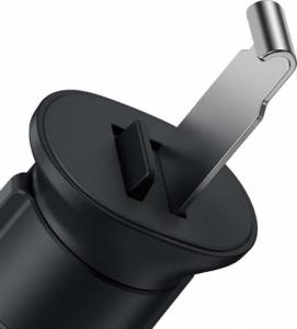 Baseus Uchwyt samochodowy do kratki Baseus Metal Age II srebrny 5