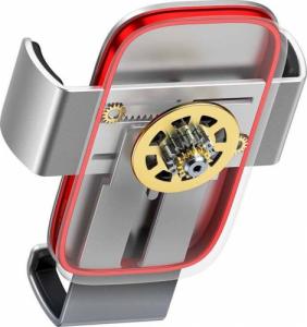 Baseus Uchwyt samochodowy do kratki Baseus Metal Age II srebrny 6