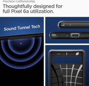 Spigen Etui Spigen Rugged Armor do Google Pixel 6A czarny 3