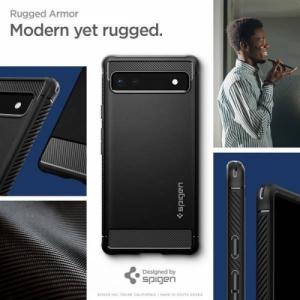 Spigen Etui Spigen Rugged Armor do Google Pixel 6A czarny 7