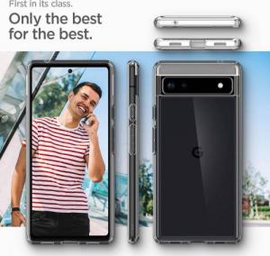 Spigen Etui Spigen Ultra Hybrid do Google Pixel 6A bezbarwne 13