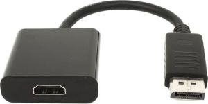 Adapter AV DisplayPort - HDMI czarny 2