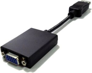 Adapter AV DisplayPort - D-Sub (VGA) czarny 1