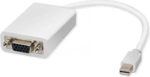Adapter AV DisplayPort Mini - D-Sub (VGA) biały 1