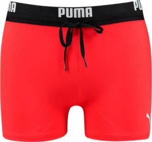 Puma Spodenki kąpielowe męskie Puma Logo Swim Trunk czerwone 907657 02 : Rozmiar - M 1