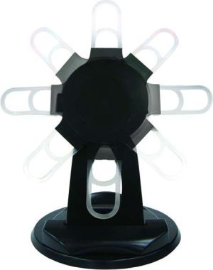 Stojak pod tablet, obrotowy, czarny 3