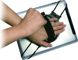 Stojak pod tablet, obrotowy, czarny 5