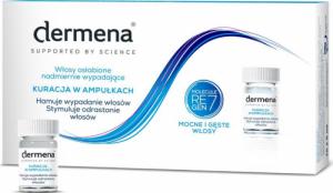 Dermena Dermena Hair Care Kuracja w ampułkach hamująca wypadanie włosów 15 x 5ml 1