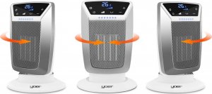 Termowentylator Yoer FARELKA Elektryczna TERMOWENTYLATOR Ceramiczny EKO Grzejnik 2000W + WENTYLATOR + Pilot - YOER Blower FH02W 9