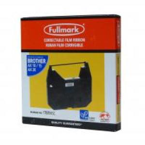 Fullmark  Taśma do maszyny do pisania dla Brother AX 110, 250, 310, 33, 410, LW 300, WP 70 czarna (F737BKSC) 2